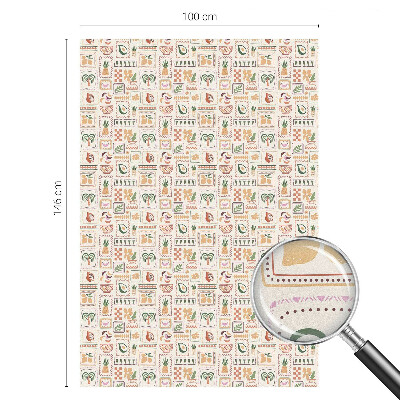 Dekoračná fólia na sklo vitráž Folklórne vzory