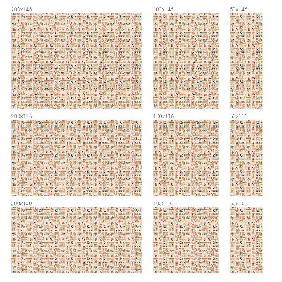 Dekoračná fólia na sklo vitráž Folklórne vzory