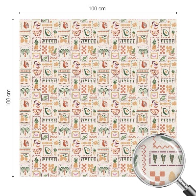 Dekoračná fólia na sklo vitráž Folklórne vzory