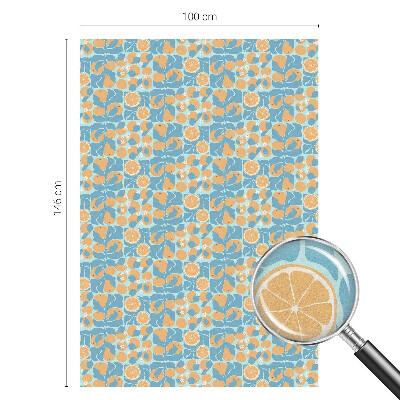 Fólia na okno na ochranu súkromia Rybí citrus