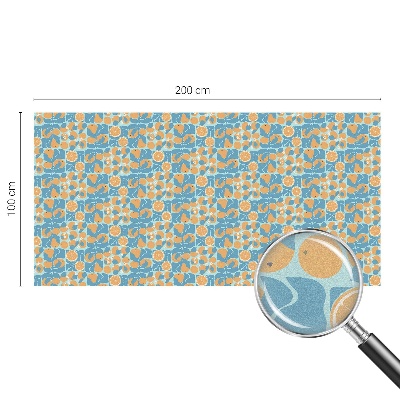 Fólia na okno na ochranu súkromia Rybí citrus