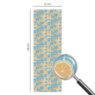 Fólia na okno na ochranu súkromia Rybí citrus