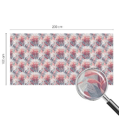 Dekoračná fólia na sklo vitráž Kvetinové listy