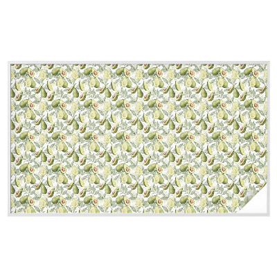 Privátna fólia na okno vitrážová Listy avokáda