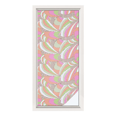 Samolepiaca fólia na sklo Farebný cikcak