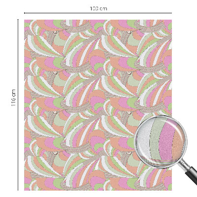 Samolepiaca fólia na sklo Farebný cikcak