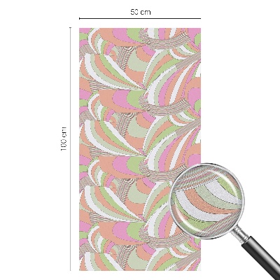 Samolepiaca fólia na sklo Farebný cikcak