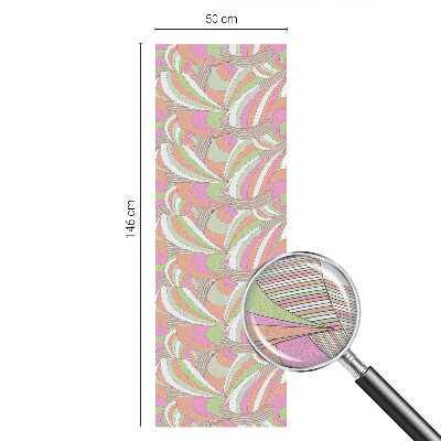 Samolepiaca fólia na sklo Farebný cikcak