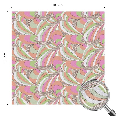 Samolepiaca fólia na sklo Farebný cikcak