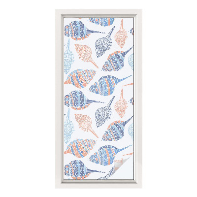 Fólia na okno na ochranu súkromia Morské mušle