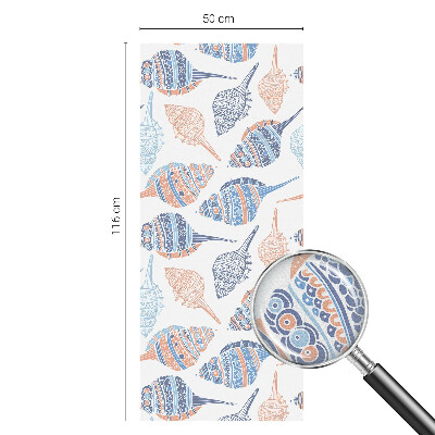 Fólia na okno na ochranu súkromia Morské mušle