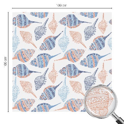 Fólia na okno na ochranu súkromia Morské mušle