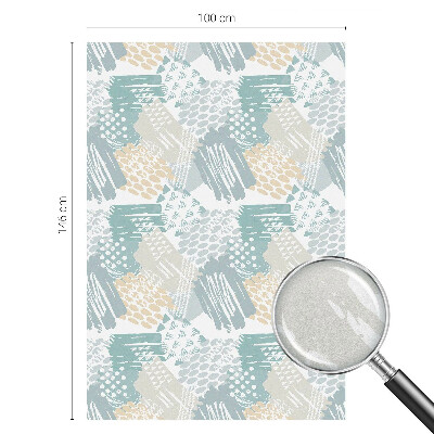 Privátna fólia na okno vitrážová Abstraktná mozaika