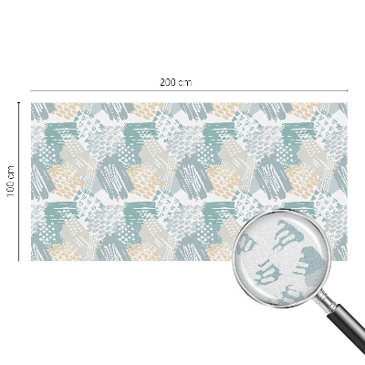 Privátna fólia na okno vitrážová Abstraktná mozaika