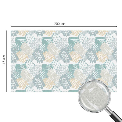 Privátna fólia na okno vitrážová Abstraktná mozaika