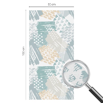 Privátna fólia na okno vitrážová Abstraktná mozaika