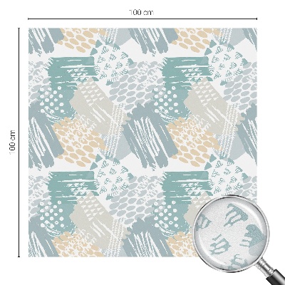 Privátna fólia na okno vitrážová Abstraktná mozaika