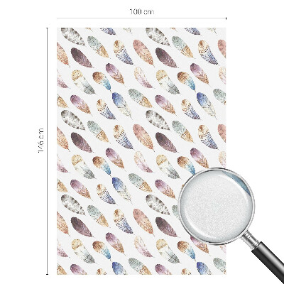 Samolepiaca fólia na sklo Boho perie