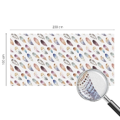 Samolepiaca fólia na sklo Boho perie