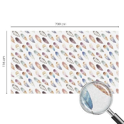 Samolepiaca fólia na sklo Boho perie