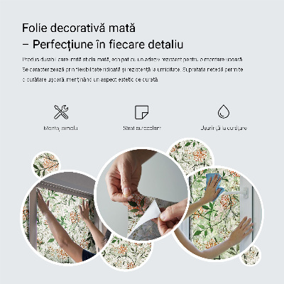 Samolepiaca fólia na sklo Boho perie