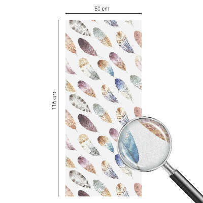 Samolepiaca fólia na sklo Boho perie