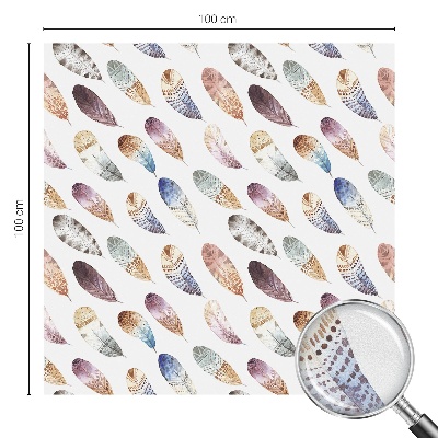 Samolepiaca fólia na sklo Boho perie