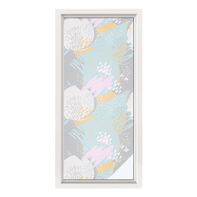 Privátna fólia na okno vitrážová Abstraktná harmónia