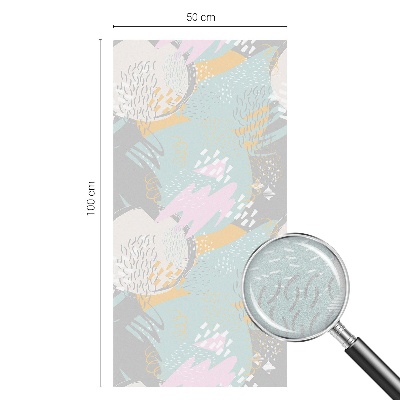 Privátna fólia na okno vitrážová Abstraktná harmónia