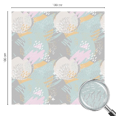 Privátna fólia na okno vitrážová Abstraktná harmónia