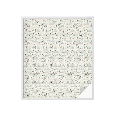 Dekoračná fólia na sklo vitráž Idylická dedinka