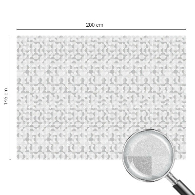 Privátna fólia na okno vitrážová Geometrické vzory