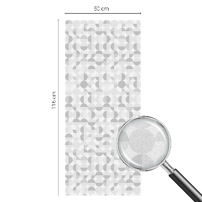 Privátna fólia na okno vitrážová Geometrické vzory