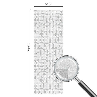 Privátna fólia na okno vitrážová Geometrické vzory