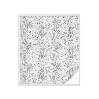 Dekoračná fólia na sklo vitráž Listy a motýle