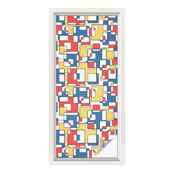 Samolepiaca fólia na sklo Geometrické tvary