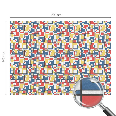 Samolepiaca fólia na sklo Geometrické tvary