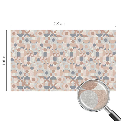 Samolepiaca vitráž na okno a dvere Abstraktná mozaika