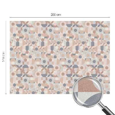 Samolepiaca vitráž na okno a dvere Abstraktná mozaika