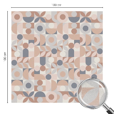 Samolepiaca vitráž na okno a dvere Abstraktná mozaika