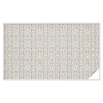 Privátna fólia na okno vitrážová Líščie listy