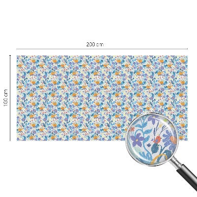 Dekoračná fólia na sklo vitráž Rastlinný motív