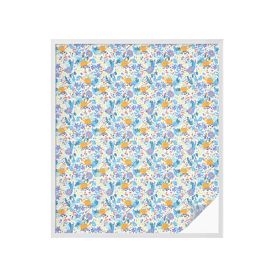 Dekoračná fólia na sklo vitráž Rastlinný motív