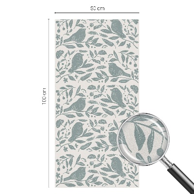 Fólia na okno na ochranu súkromia Motív vtáka