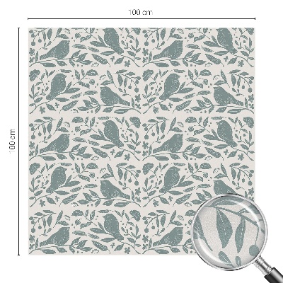 Fólia na okno na ochranu súkromia Motív vtáka