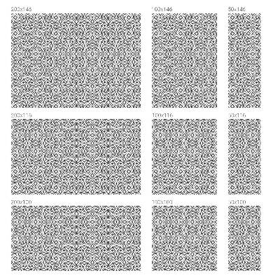 Samolepiaca fólia na sklo Geometrické polkruhy