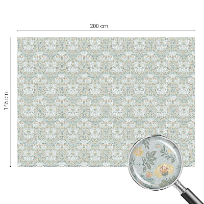 Privátna fólia na okno vitrážová Jelenie kvety