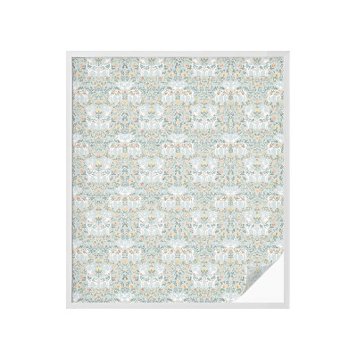 Privátna fólia na okno vitrážová Jelenie kvety