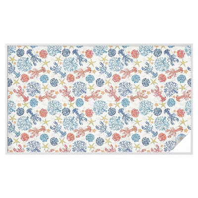 Dekoračná fólia na sklo vitráž Raky koraly