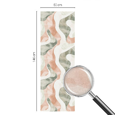 Fólia na okno na ochranu súkromia Farebné vlny